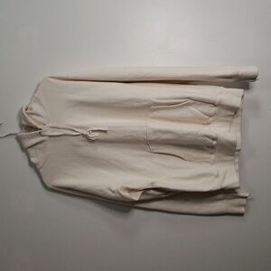 Addiction made in Canada cream hoodie sweater large 24"